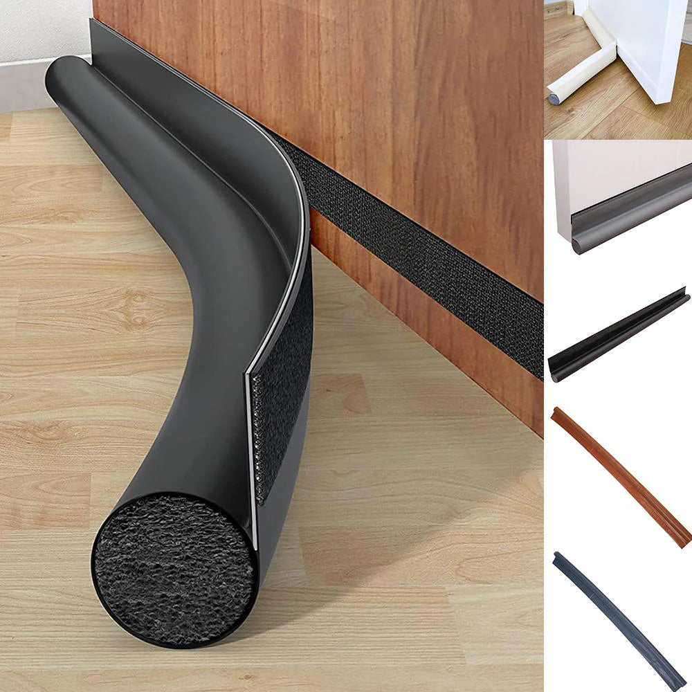 Door Draft Stopper Weather Stripping Door Sweep Adjustable under Door Draft Blocker Insulator Weatherstrip House Acoustic Foam