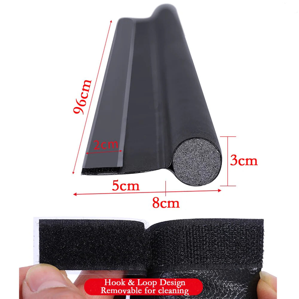 Door Draft Stopper Weather Stripping Door Sweep Adjustable under Door Draft Blocker Insulator Weatherstrip House Acoustic Foam