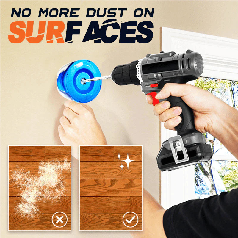 ELECTRIC DRILL DUST COLLECTOR CATCHER ATTACHMENT DEBRIS BOX FITS MOST DRILLS DIAMETER 4-10Mm MUST HAVE DRILLING ACCESSORY