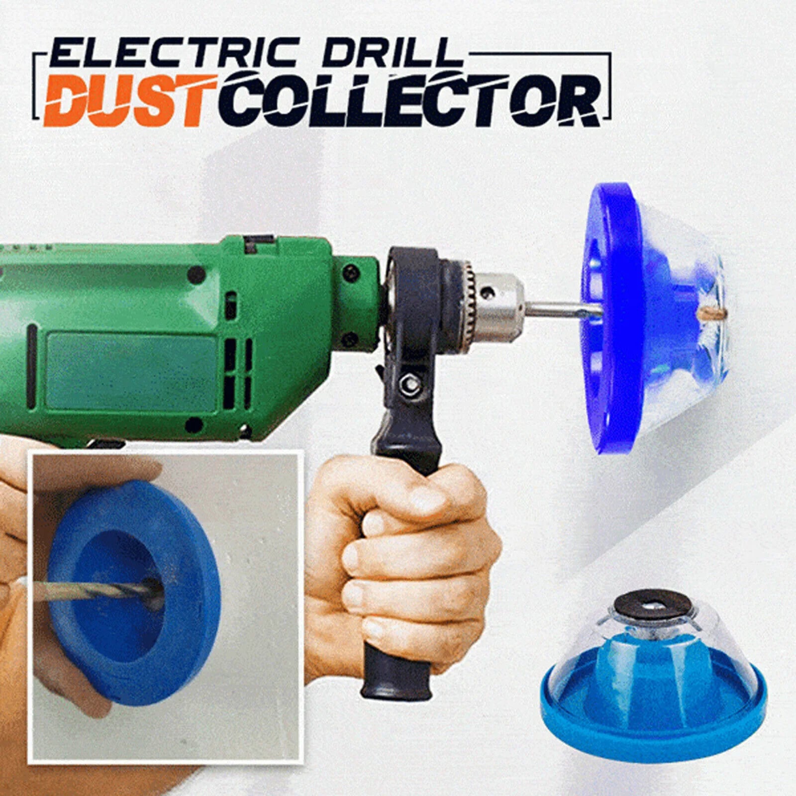 ELECTRIC DRILL DUST COLLECTOR CATCHER ATTACHMENT DEBRIS BOX FITS MOST DRILLS DIAMETER 4-10Mm MUST HAVE DRILLING ACCESSORY